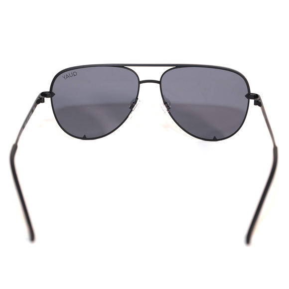 Quay Australia HIGH KEY MICRO Aviator Sunglasses - Black / Smoke - NWT - Picture 5 of 6